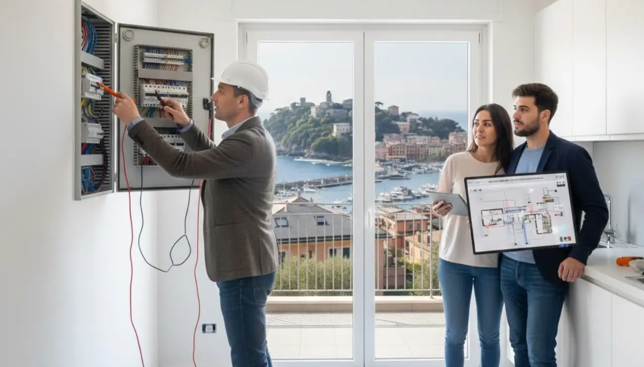Adeguamento Impianti Elettrici per Affitti Turistici (B&B, Airbnb) in Liguria.